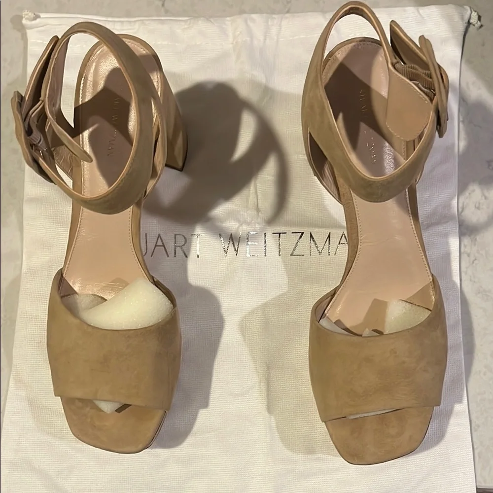 Stuart Weitzman Women's Realdeal High-Heel Platform Sandals | size: 11 - Picture 4 of 6